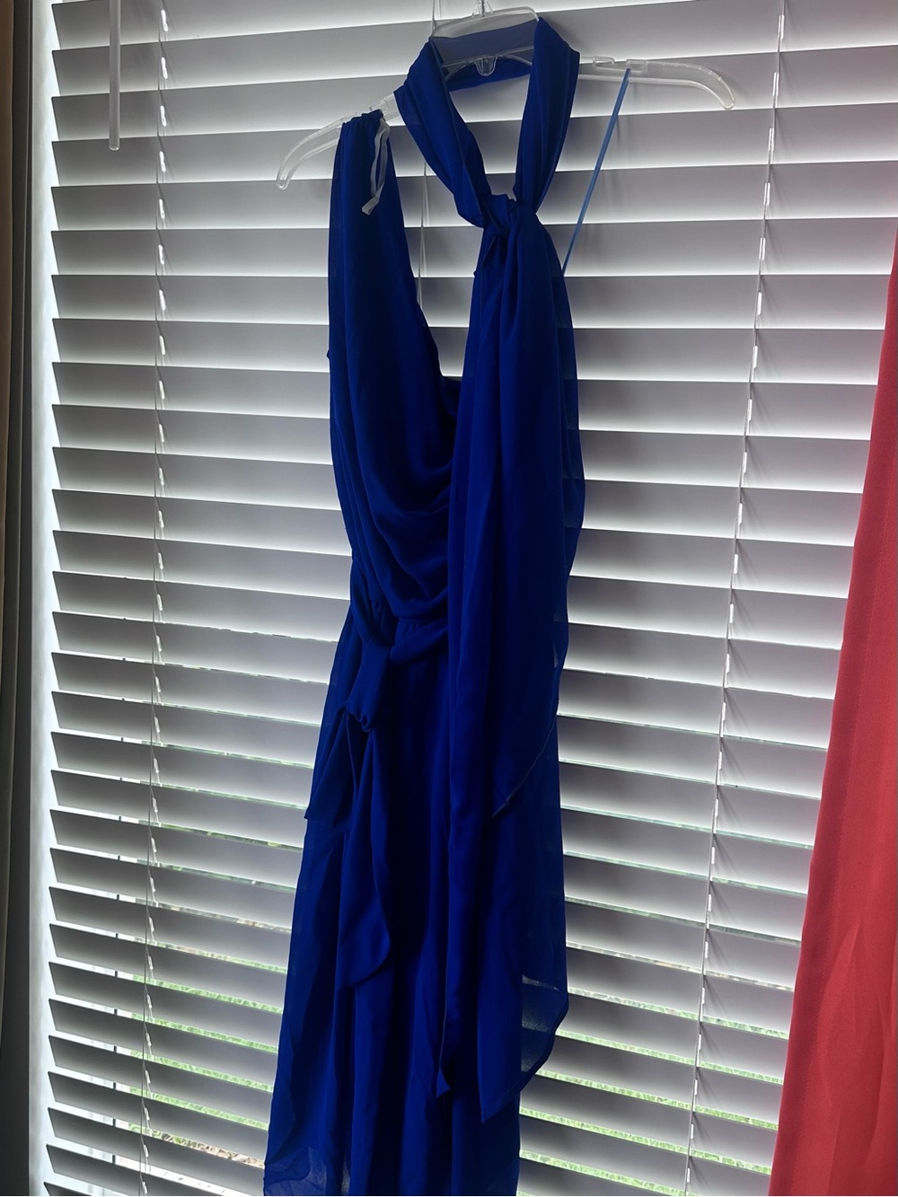 VENUS One-Shoulder Cobalt Blue Evening Dress